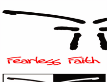 Tablet Screenshot of fearlessfaith.com