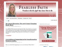 Tablet Screenshot of fearlessfaith.ca